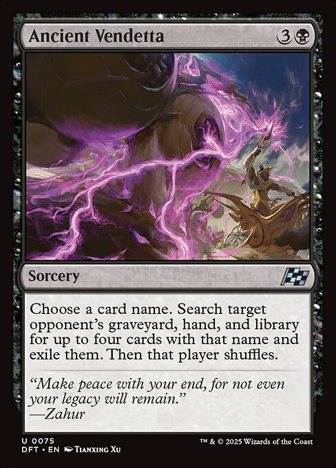 Ancient Vendetta (DFT-75)