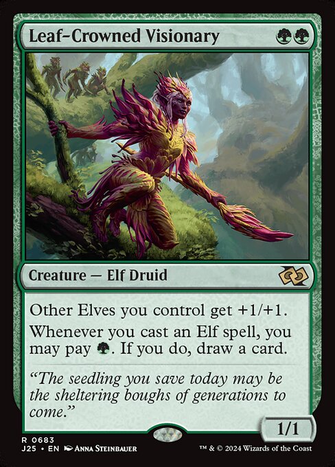 Leaf-Crowned Visionary (J25-683)