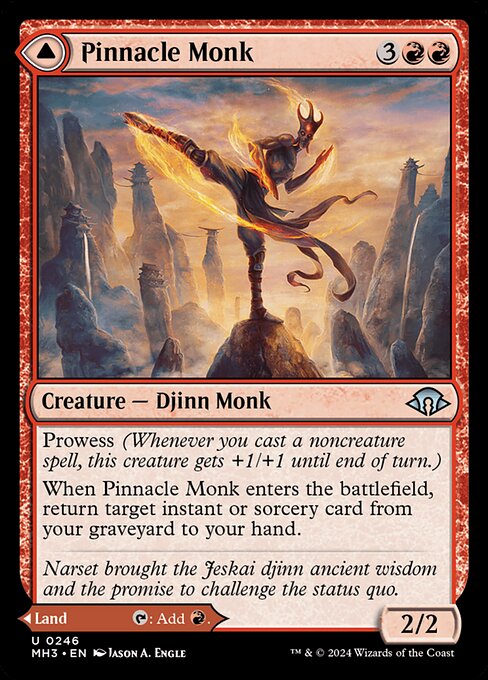 Pinnacle Monk // Mystic Peak (MH3-246) (Foil)