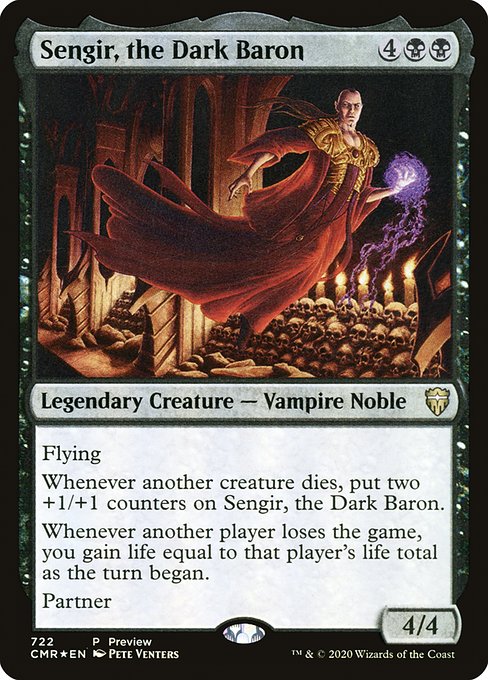 Sengir, the Dark Baron (CMR-722) (Foil)