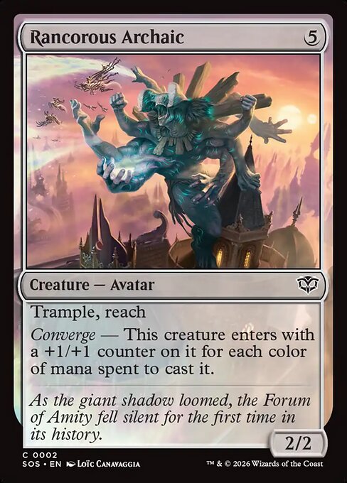 Rancorous Archaic (SOS-2) (Foil)