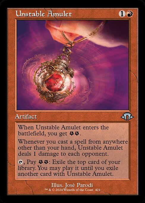 Unstable Amulet (MH3-421) (Foil)