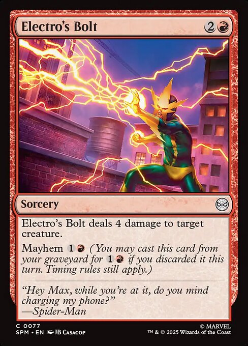 Electro's Bolt (SPM-77)