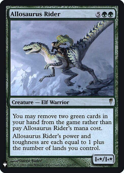 Allosaurus Rider (PLST-CSP-101) (Foil)