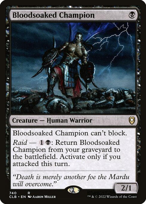 Bloodsoaked Champion (CLB-740)