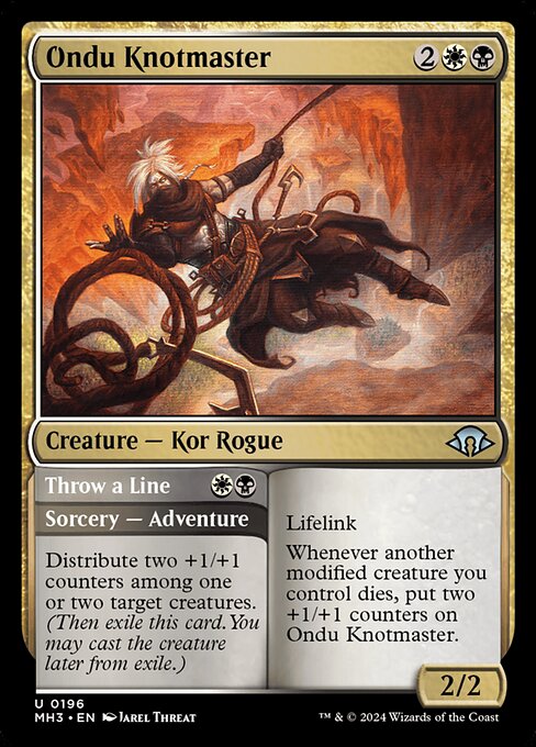 Ondu Knotmaster // Throw a Line (MH3-196) (Foil)