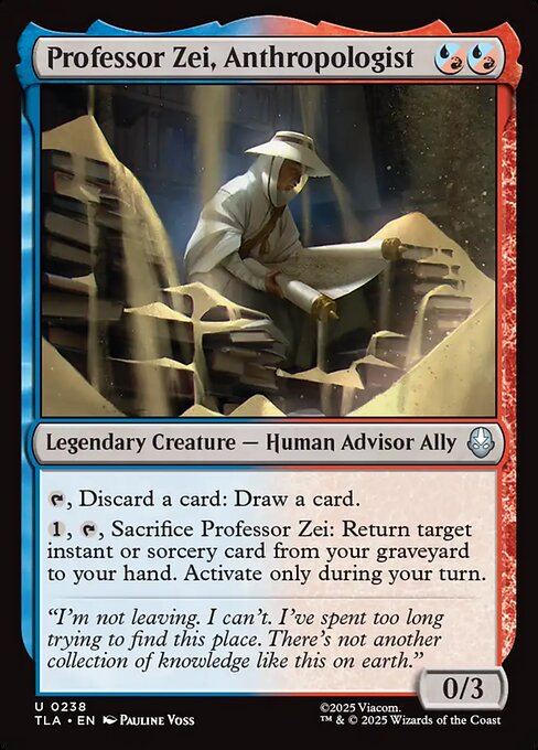 Professor Zei, Anthropologist (TLA-238)