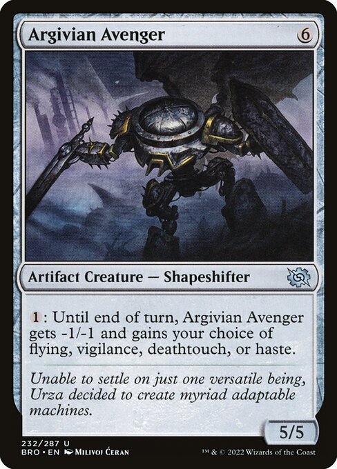 Argivian Avenger (BRO-232)