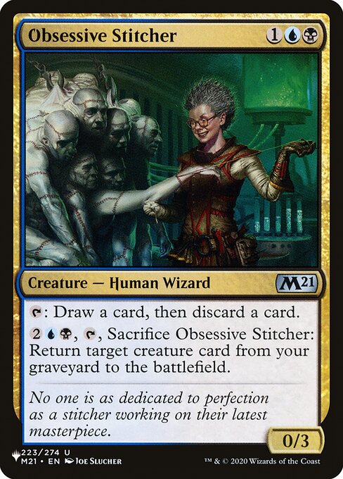 Obsessive Stitcher (PLST-M21-223)