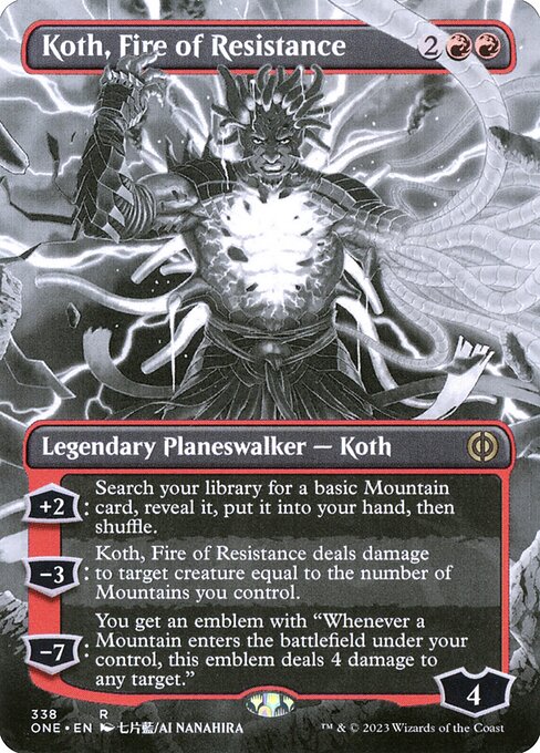 Koth, Fire of Resistance (ONE-338) (Foil)