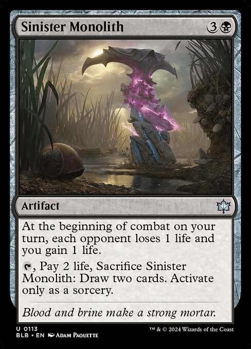 Sinister Monolith (BLB-113)