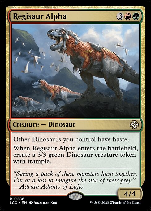 Regisaur Alpha (LCC-286)