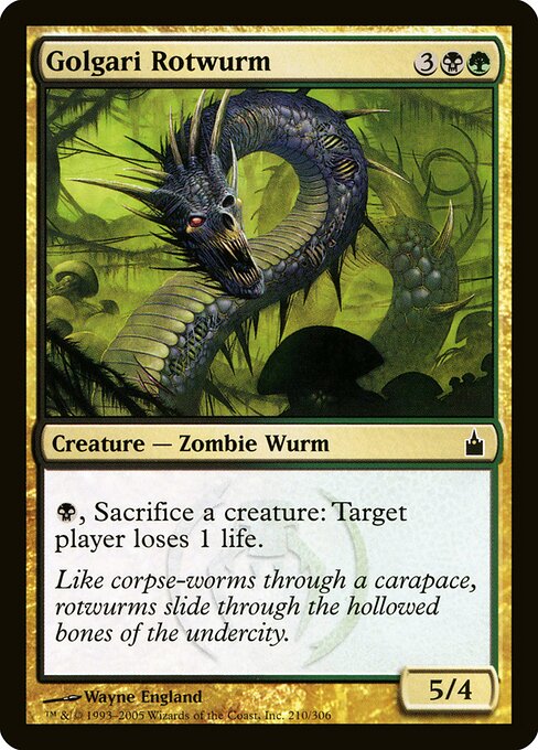Golgari Rotwurm (RAV-210)
