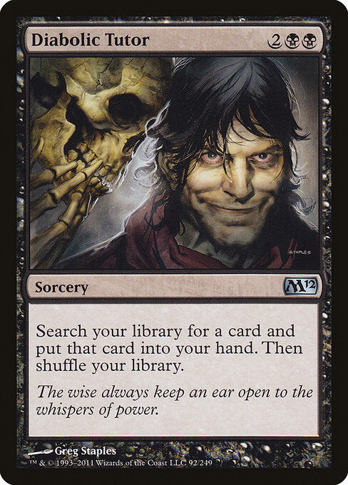 Diabolic Tutor (M12-92)