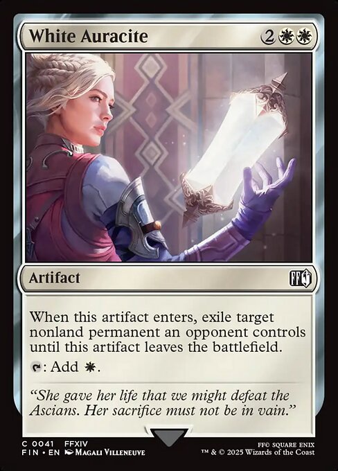 White Auracite (FIN-41)