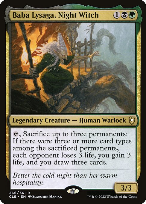 Baba Lysaga, Night Witch (CLB-266)