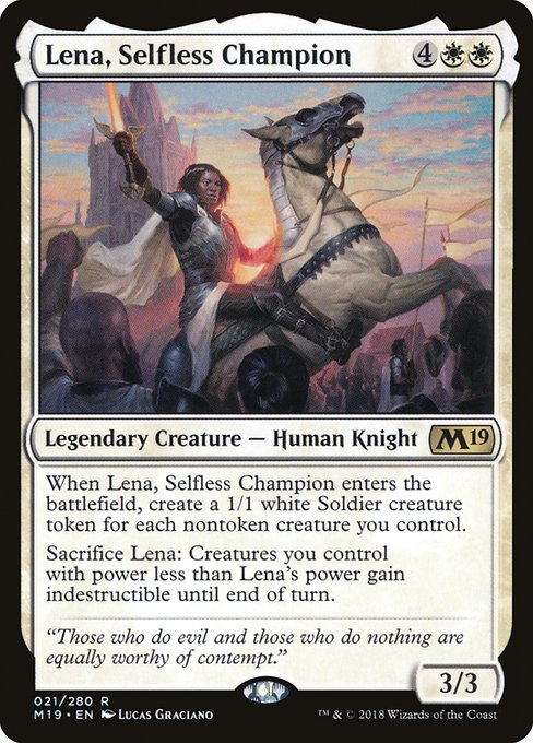 Lena, Selfless Champion (M19-21)