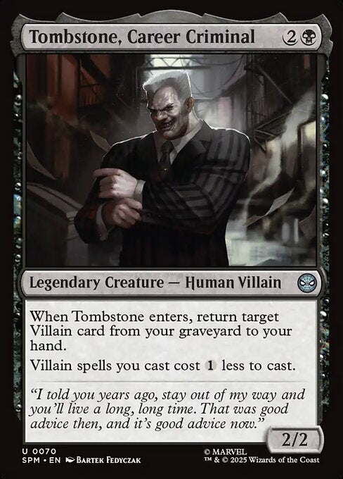 Tombstone, Career Criminal (SPM-70) (Foil)