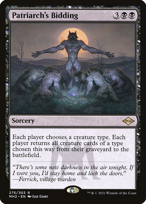 Patriarch's Bidding (MH2-275)