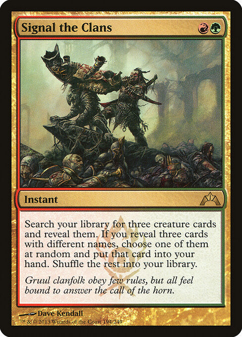 Signal the Clans (GTC-194)