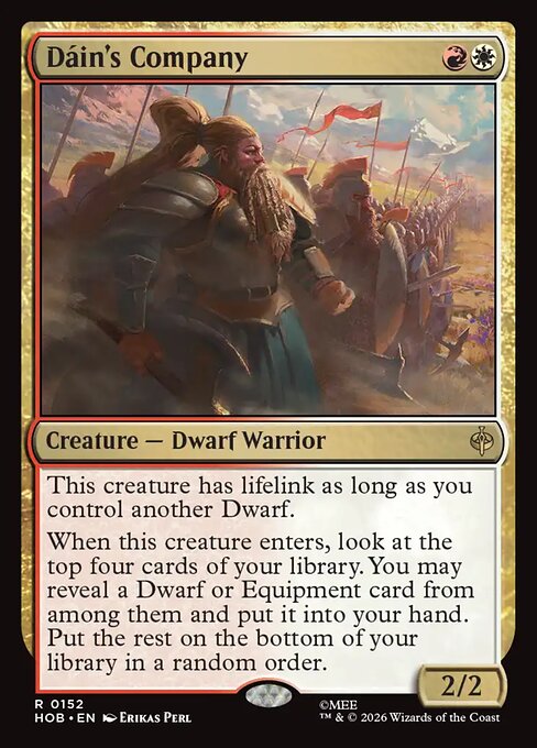 Dáin's Company (HOB-152) (Foil)