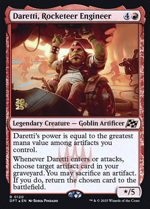 Daretti, Rocketeer Engineer (PDFT-120s) (Foil)