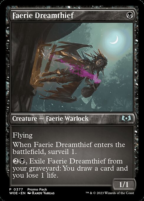 Faerie Dreamthief (WOE-377) (Foil)