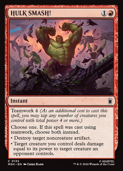 HULK SMASH! (MSH-135) (Foil)