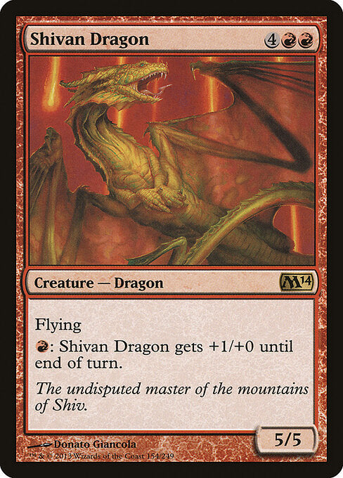Shivan Dragon (M14-154)