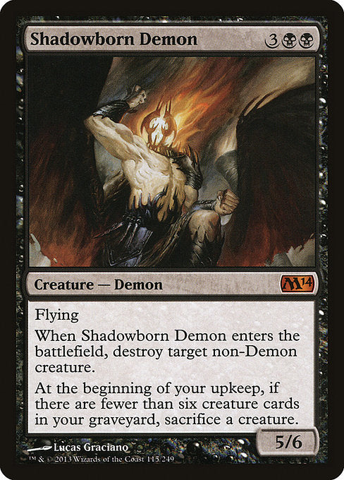 Shadowborn Demon (M14-115)