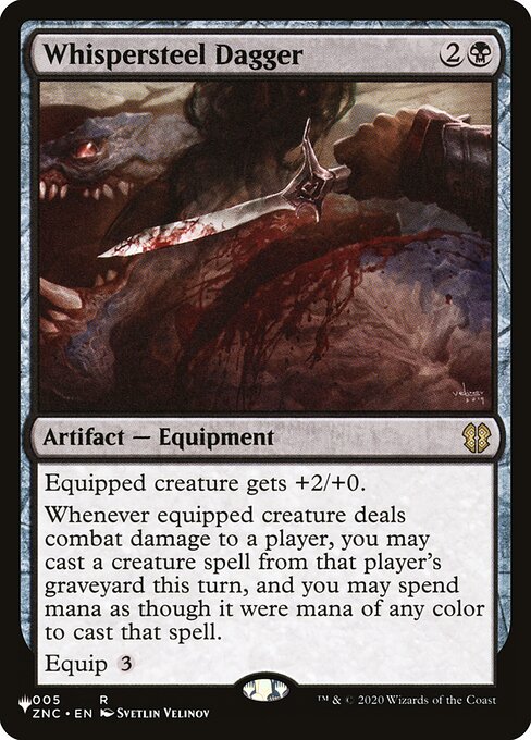 Whispersteel Dagger (PLST-ZNC-5)