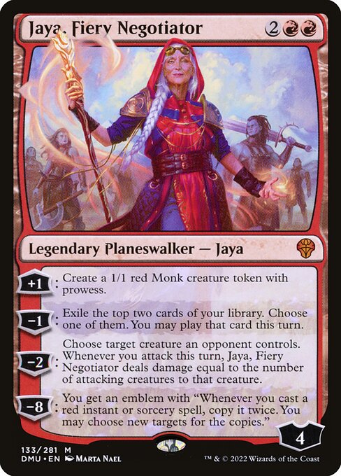 Jaya, Fiery Negotiator (DMU-133)