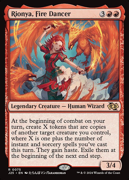 Rionya, Fire Dancer (J25-75)