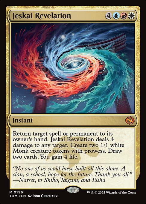 Jeskai Revelation (TDM-196)