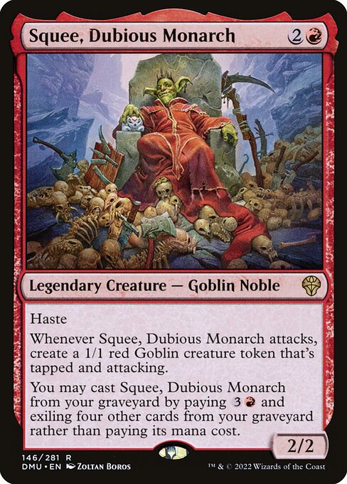 Squee, Dubious Monarch (DMU-146) (Foil)