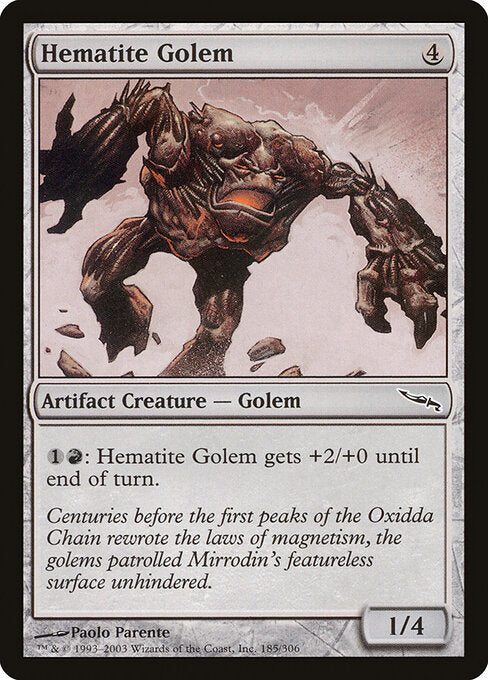 Hematite Golem (MRD-185) (Foil)