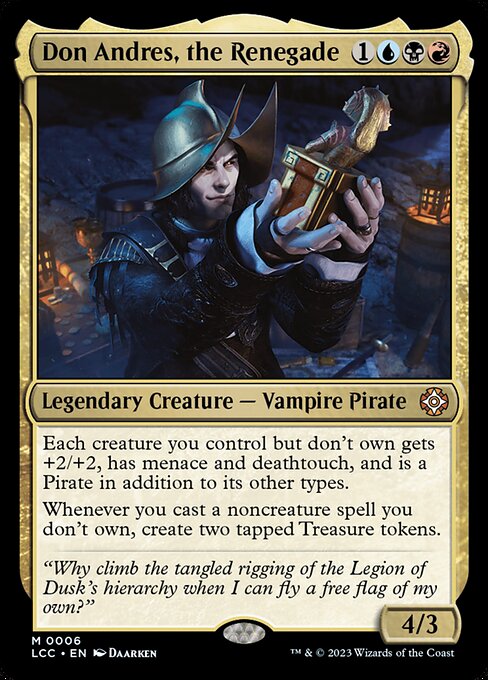 Don Andres, the Renegade (LCC-6) (Foil)