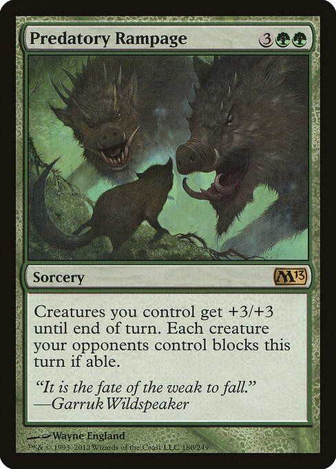 Predatory Rampage (M13-180)