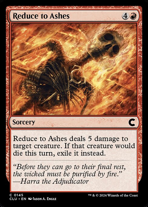 Reduce to Ashes (CLU-145)