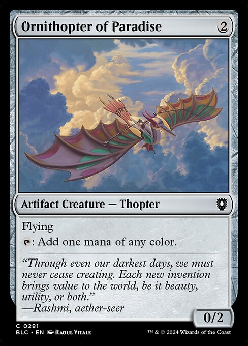 Ornithopter of Paradise (BLC-281)
