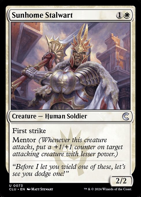 Sunhome Stalwart (CLU-73)