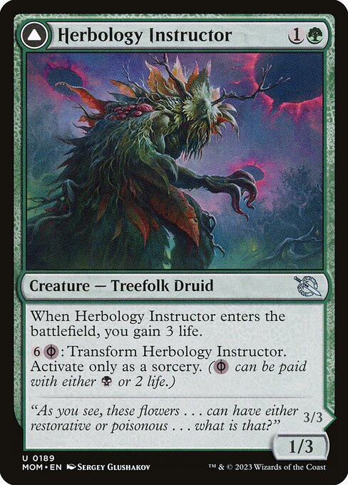 Herbology Instructor // Malady Invoker (MOM-189)