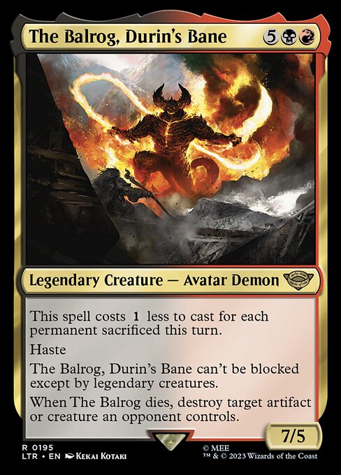 The Balrog, Durin's Bane (LTR-195)