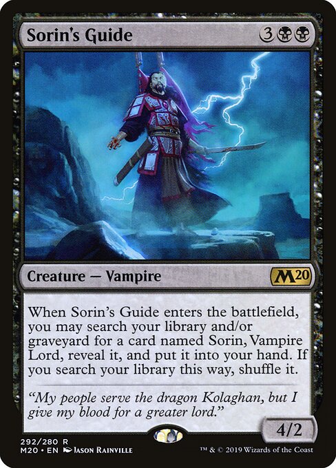Sorin's Guide (M20-292)
