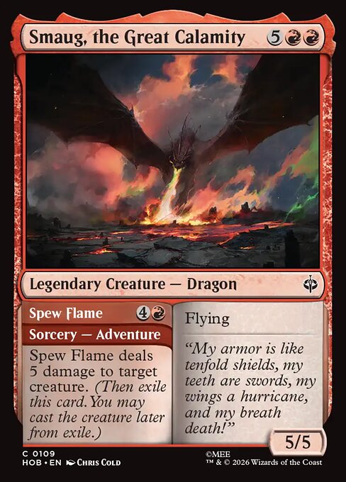 Smaug, the Great Calamity // Spew Flame (HOB-109)