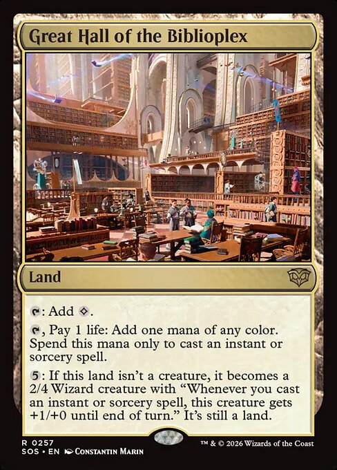 Great Hall of the Biblioplex (SOS-257)