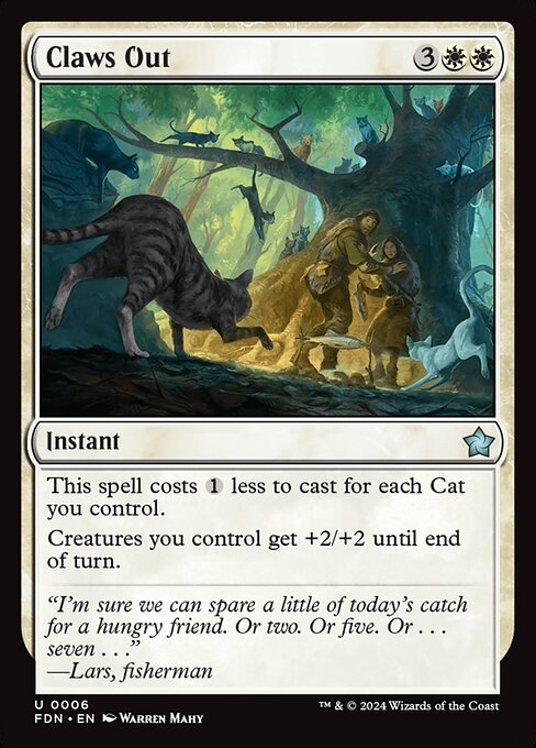 Claws Out (FDN-6) (Foil)