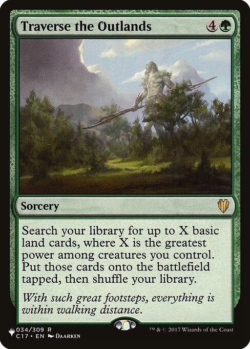 Traverse the Outlands (PLST-C17-34) [Played]