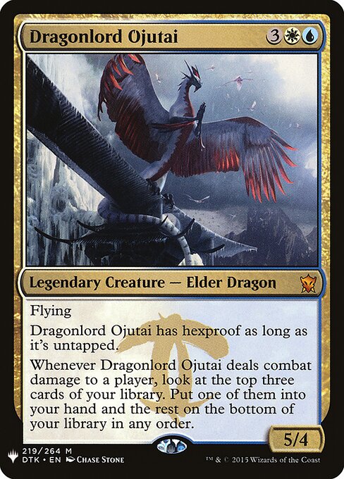 Dragonlord Ojutai (PLST-DTK-219)
