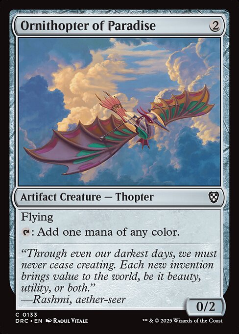 Ornithopter of Paradise (DRC-133)